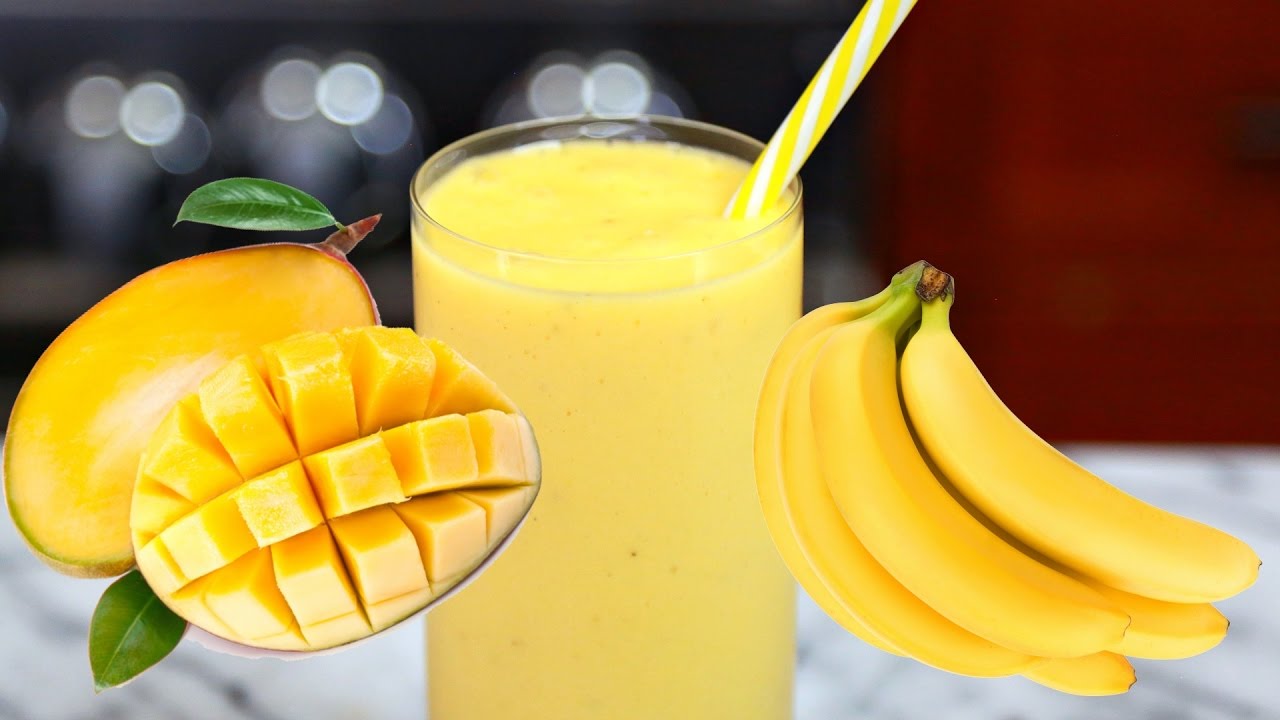 Image of mango/banana smoothies