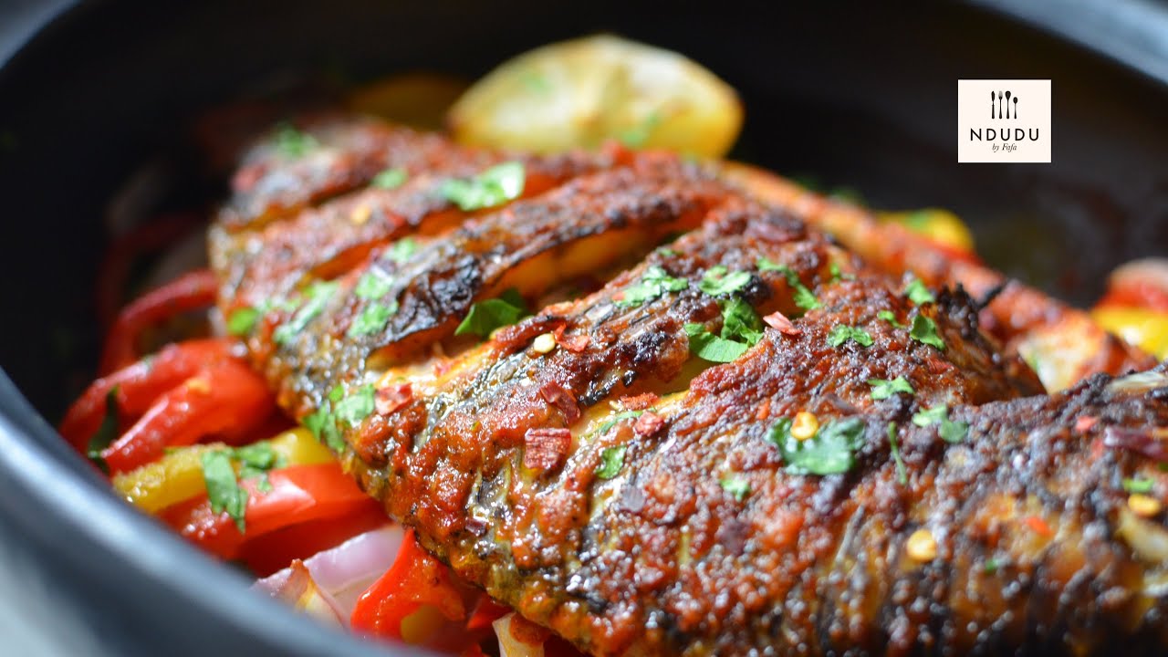 Image of banku and tilapia