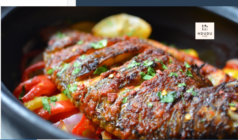 Image of Banku and tilapia