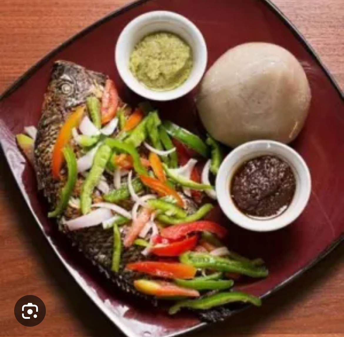 Image of Jollof and tilapia