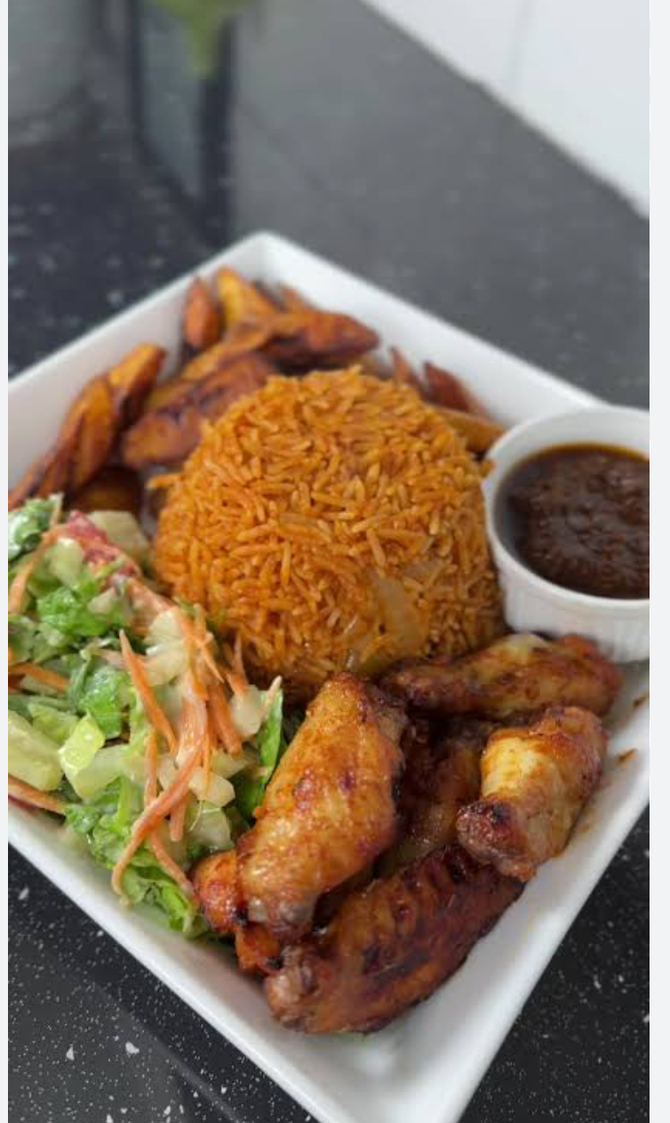 Image of HD Jollof with wings